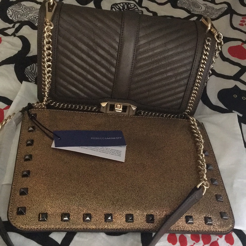 Rebecca Minkoff love crossbody + pouch